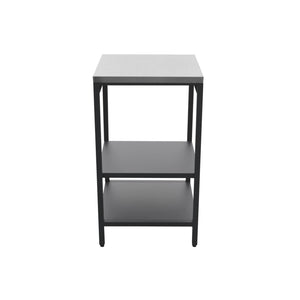 Cucina esterna acciaio inossidabile con barbecue a carbone, 6 moduli,