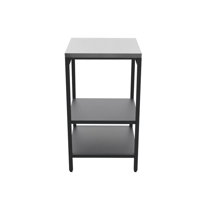 Cucina esterna acciaio inossidabile con barbecue a carbone, 6 moduli,