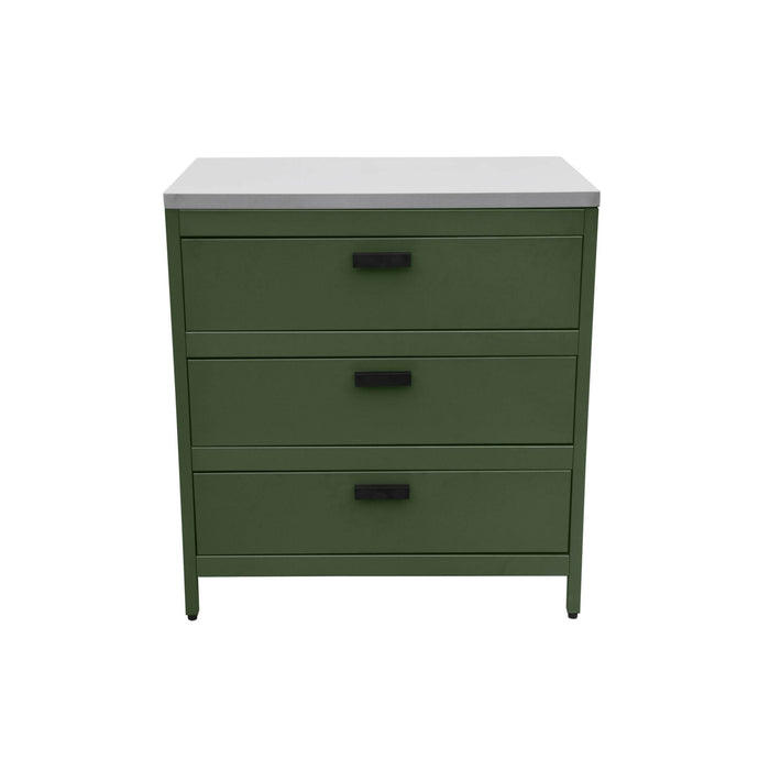 Cucina esterna acciaio inossidabile con barbecue a carbone, 6 moduli,