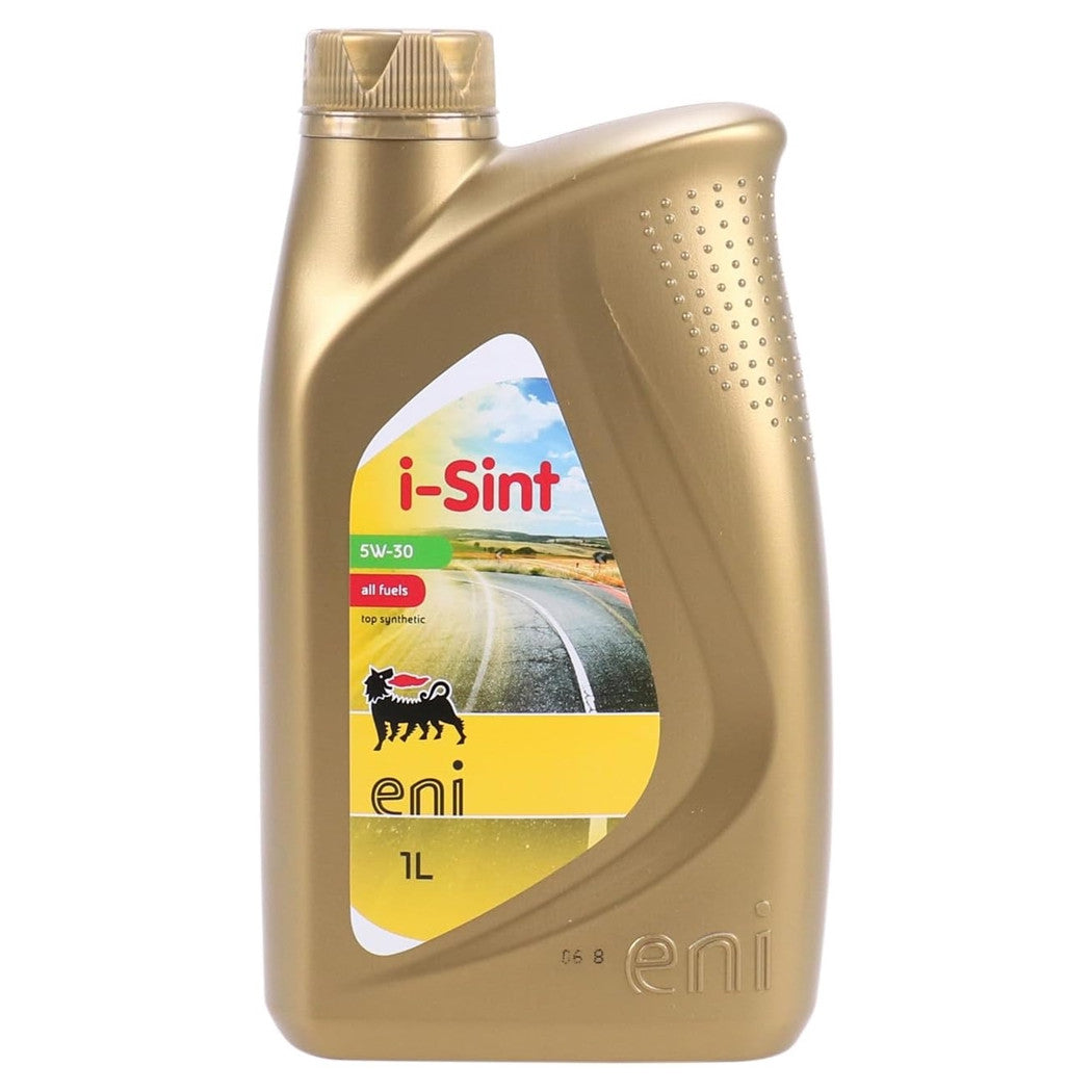 Olio Lubrificante Motore Auto I-sint Eni/5w-30 1 Litro Con Formula Top Synthetic         