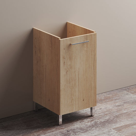 Mobile per lavatoio in ceramica 45x50 cm un anta - Olmo