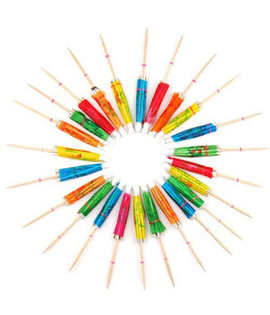 60 Ombrellini Cocktail Drink Stuzzicadenti Decorazioni Torte Party Buffet Mare         