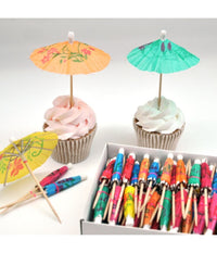60 Ombrellini Cocktail Drink Stuzzicadenti Decorazioni Torte Party Buffet Mare         