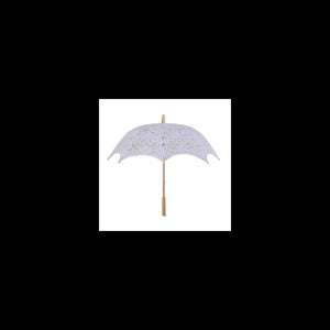 Ombrello pizzo traforato bianco cmÃ¸80x67