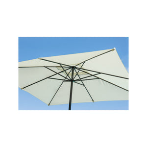 Ombrellone 3X3 Fusto Antracite Manov Poliestere Ecru' Moia