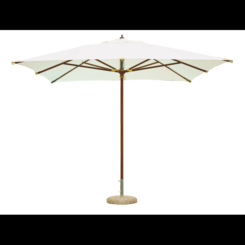 Ombrellone 3X3 Legno Extra Poliestere Grigio Moia