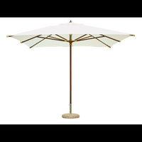 Ombrellone 3X3 Legno Extra Poliestere Grigio Moia