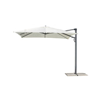 Ombrellone 3X4 Palo Laterale Antracite - Maniglia - Telo Ecru' Moia