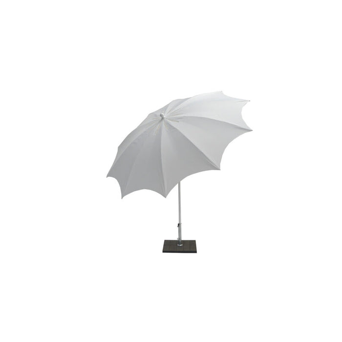 Ombrellone a palo centrale Bea Made in Italy ø cm 250 - Bianco