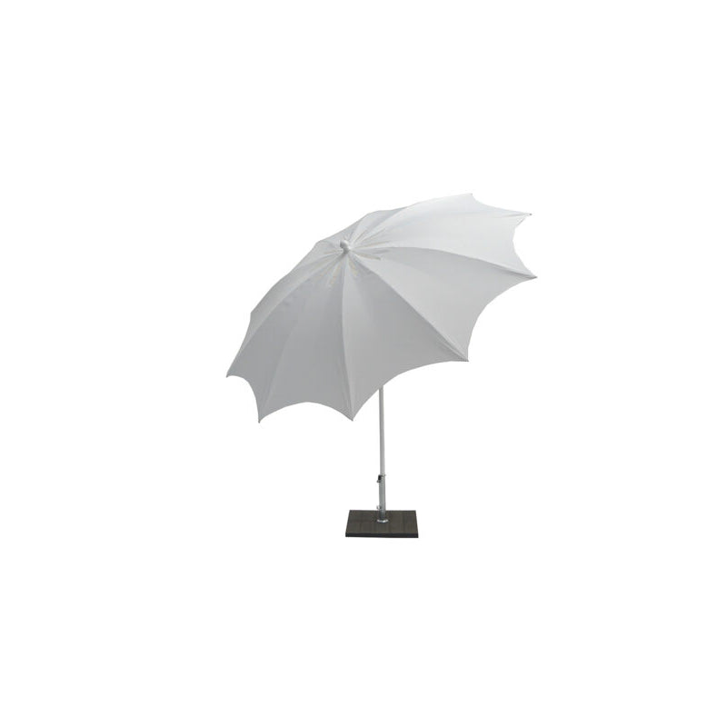 Ombrellone a palo centrale Bea Made in Italy ø cm 250 - Bianco