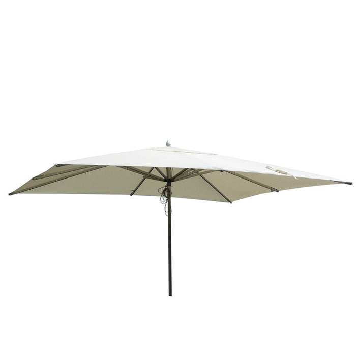 Ombrellone a palo centrale MADE IN ITALY Fibrasol Silver 400/300cm - blu