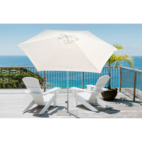 Ombrellone a palo centrale Trend Ice diametro 300 cm Made in Italy - Melange avocado