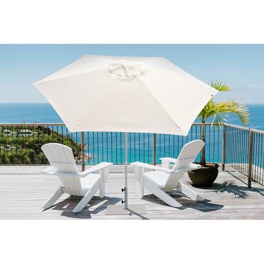 Ombrellone a palo centrale Trend Ice diametro 300 cm Made in Italy - Melange avocado