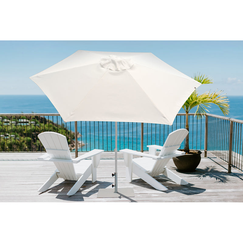 Ombrellone a palo centrale Trend Ice diametro 300 cm Made in Italy - Bianco