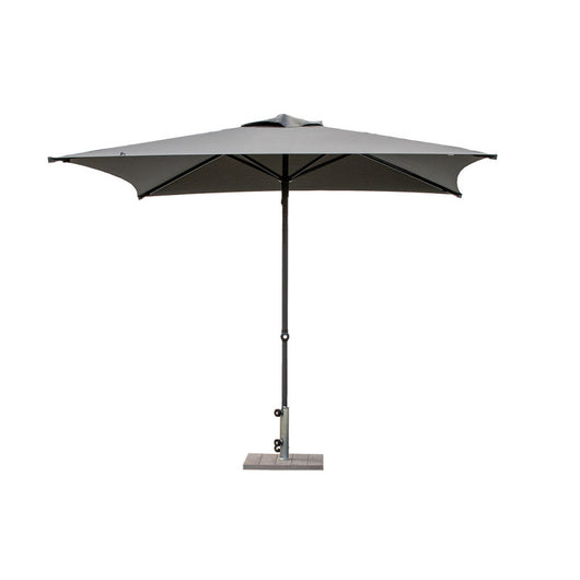 Ombrellone a palo centrale Trend Made in Italy Q200x200 cm - Melange cenere