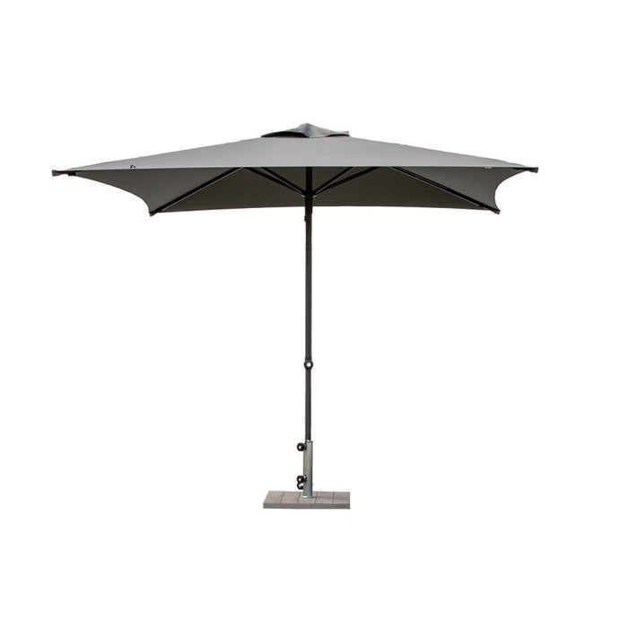 Ombrellone a palo centrale Trend Made in Italy Q200x200 cm - Melange cenere