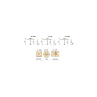 Ombrellone a palo centrale Trend Made in Italy Q200x200 cm - Talpa