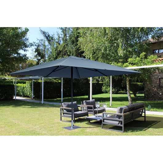 Ombrellone a palo centrale Trend Te Q300x300cm Made in Italy - Bianco