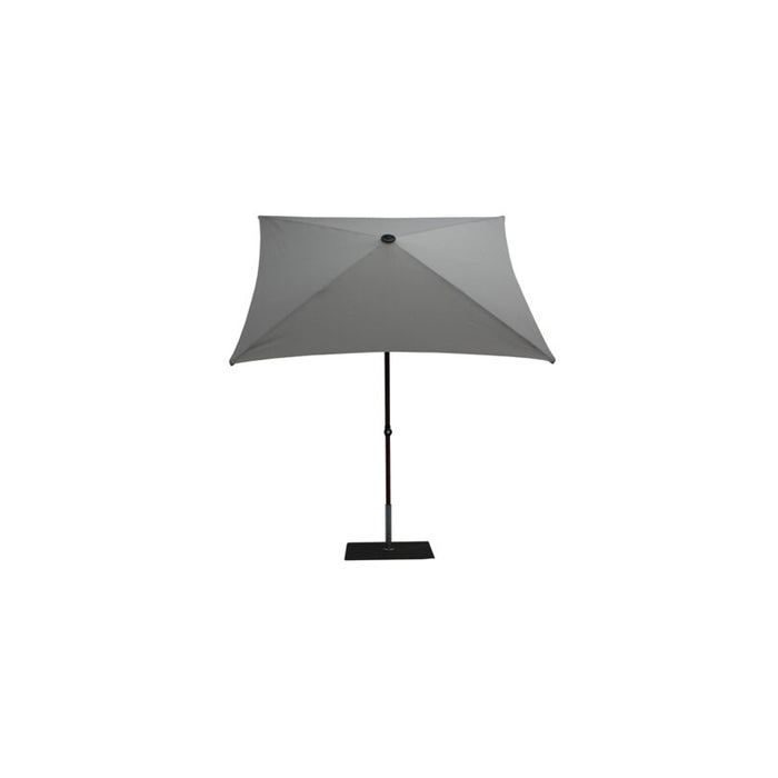 Ombrellone a palo centrale Trend Wood Q200x200 cm Made in Italy - grigio