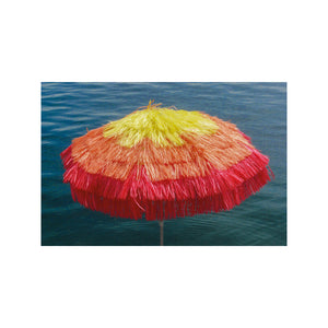 Ombrellone a palo centrale Tulum Made in Italy ø cm 200 - Arancio