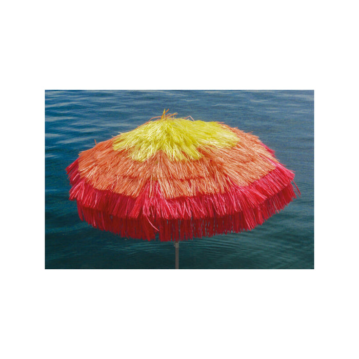 Ombrellone a palo centrale Tulum Made in Italy ø cm 200 - Arancio