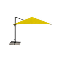 Ombrellone a palo laterale Antibes Q300x300 cm Made in Italy - Giallo
