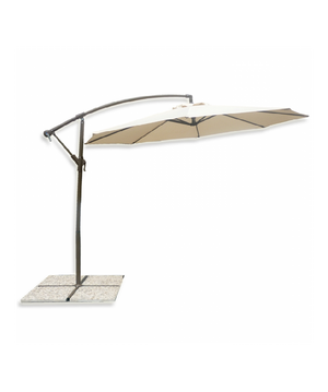 OMBRELLONE a palo laterale BANANA Ø 300 con luci LED