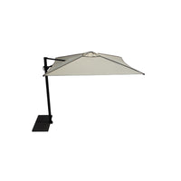 Ombrellone a palo laterale Border rett.cm 300x200 Made in Italy - Ecru