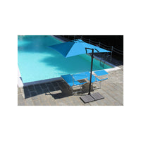 Ombrellone a palo laterale Trend R300x200 cm Made in Italy - azzurro