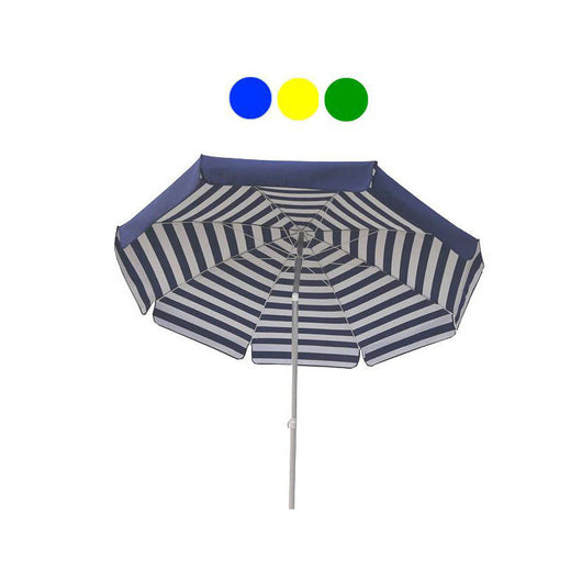 Ombrellone Acciaio Cotone Venezia Blu 200