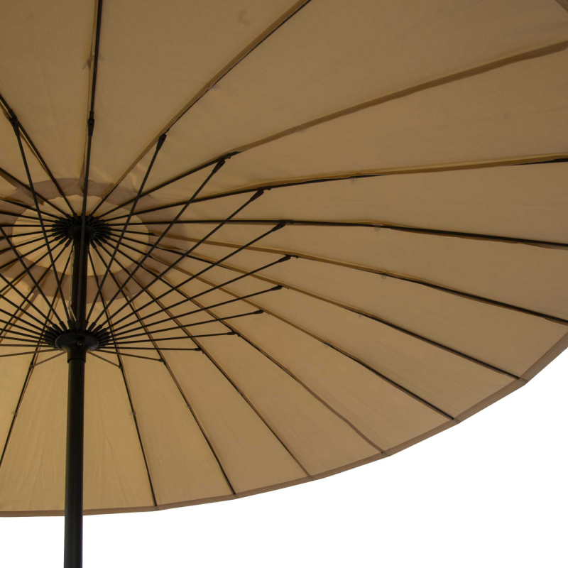 Ombrellone alluminio minnesota palo centrale 24 stecche fibra vetro cm ø270h245