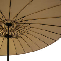 Ombrellone alluminio minnesota palo centrale 24 bacchette fibre di vetro cmø270