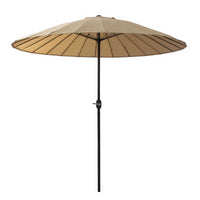 Ombrellone alluminio minnesota palo centrale 24 bacchette fibre di vetro cmø270