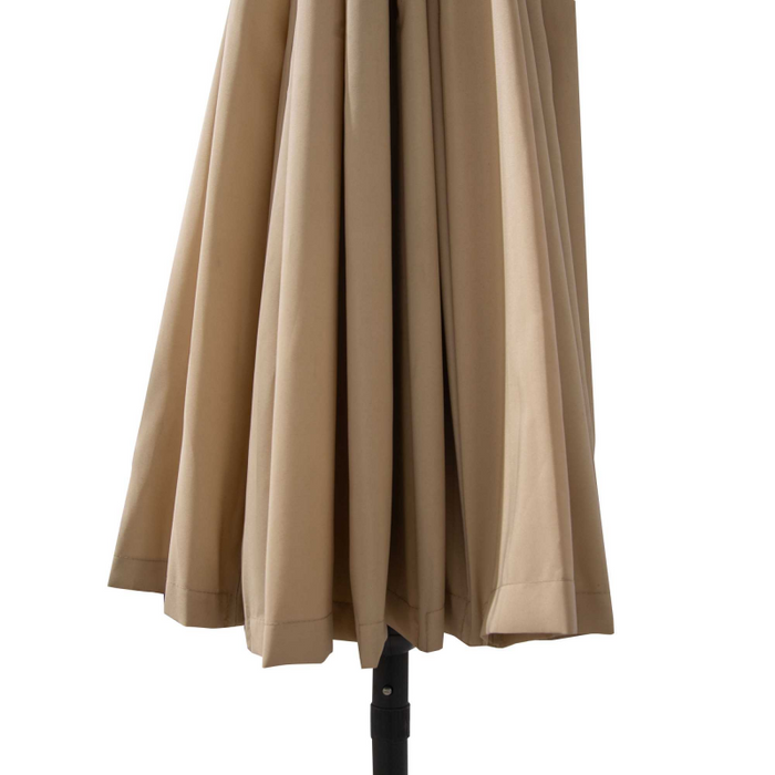 Ombrellone alluminio minnesota palo centrale 24 stecche fibra vetro cm ø270h245