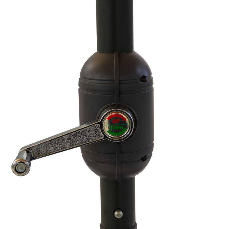 Ombrellone alluminio minnesota palo centrale 24 bacchette fibre di vetro cmø270