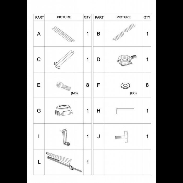 Ombrellone alluminio montana 3x4h2,85m sabbia palo laterale