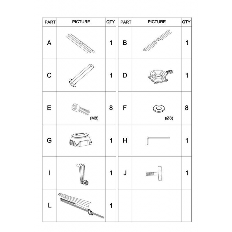 Ombrellone alluminio montana 3x4h2,85m sabbia palo laterale
