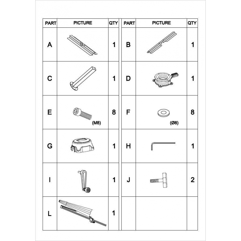 Ombrellone alluminio montana 4x4h2,95m grigio palo laterale