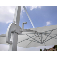 Ombrellone alluminio new michigan 2x3h2,55m senza mantovana bianco