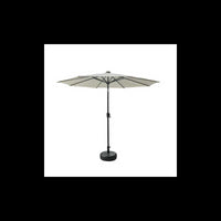 Ombrellone Benjamin alluminio palo centrale tondo ø3h2,4m antracite con led