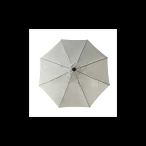 Ombrellone Benjamin alluminio palo centrale tondo ø3h2,4m antracite con led