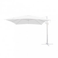 OMBRELLONE CON LED 3 X 3 PITAGORA BIANCO TELO BIANCO