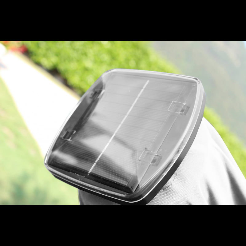 OMBRELLONE CON LED 3 X 4 PITAGORA ANTRACITE TELO GRIGIO