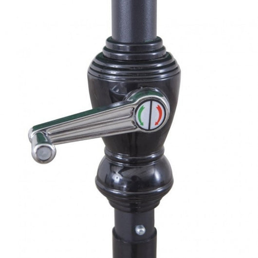 Ombrellone con Manovella bianco, con diametro di 2,7 metri