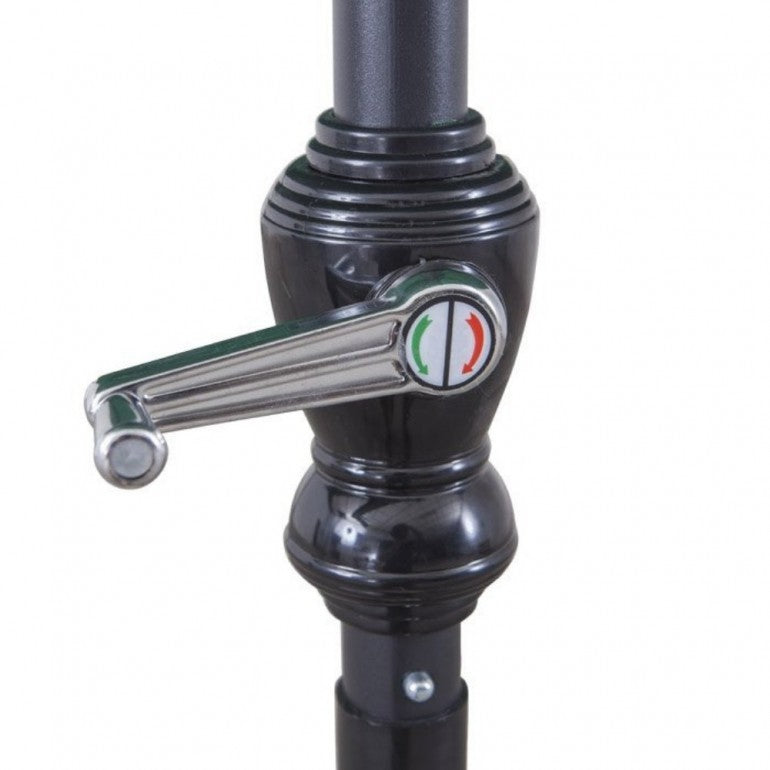 Ombrellone con Manovella bianco, con diametro di 2,7 metri