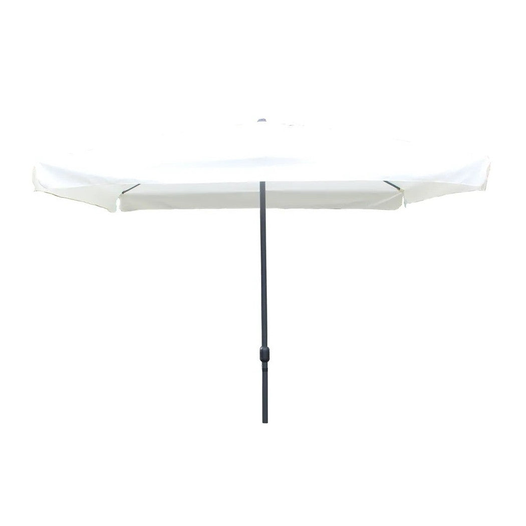 Trade Shop - Ombrellone Da Giardino 3x4 Mt Arredo Esterno Balcone Terrazzo Patio Bianco 223238 -        