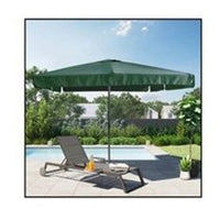 Trade Shop - Ombrellone Da Giardino 3x4 Mt Arredo Esterno Balcone Terrazzo Patio Verde 223235 -        