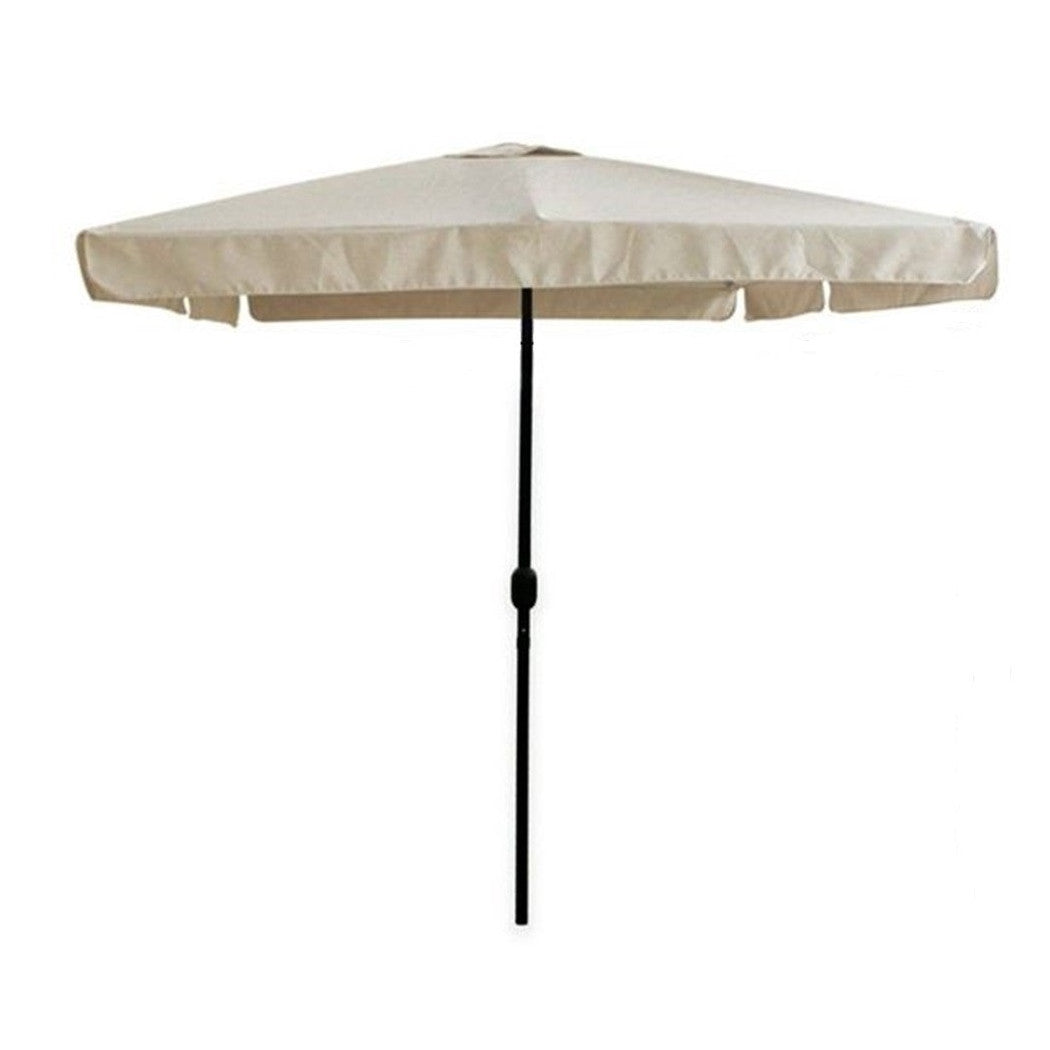 Trade Shop - Ombrellone Da Giardino Arredo Esterno Balcone Terrazzo Patio 3x3 Mt Beige 223231 -        