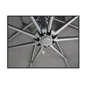 Trade Shop - Ombrellone Da Giardino Arredo Esterno Balcone Terrazzo Patio 3x3 Mt Bianco 223233 -        