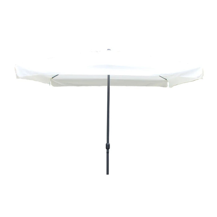 Trade Shop - Ombrellone Da Giardino Arredo Esterno Balcone Terrazzo Patio 3x3 Mt Bianco 223233 -        